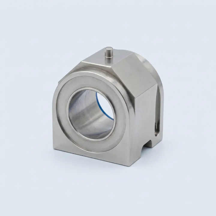 CNC milled stainless steel liquid-cooling fitting