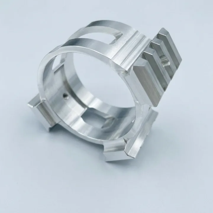 Precision machined aluminum ring bracket