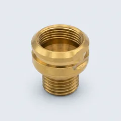 CNC turned brass fitting
