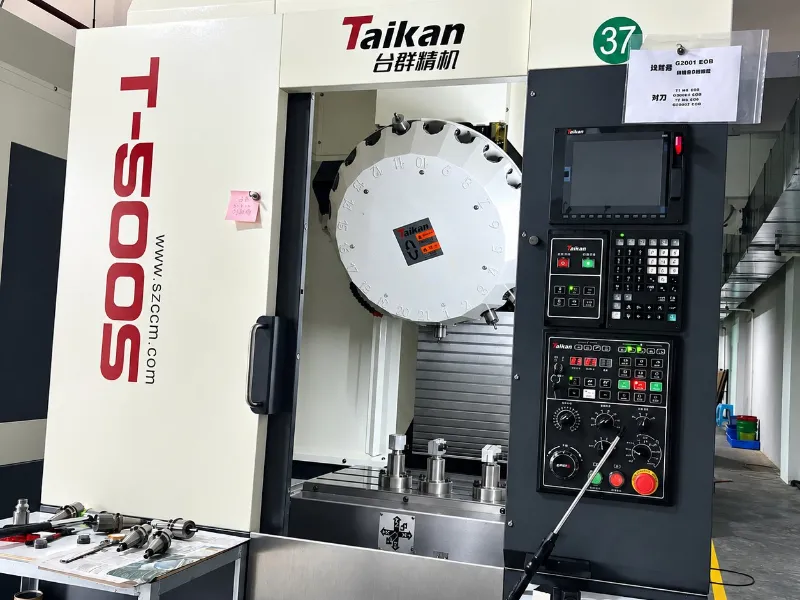 CNC machine in the Dongguan plant